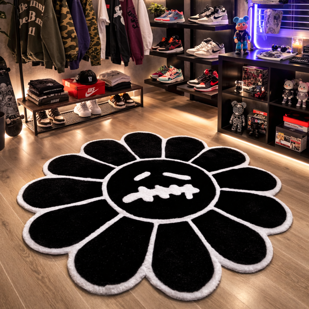 Travis Scott x Takashi Murakami Flower Rug