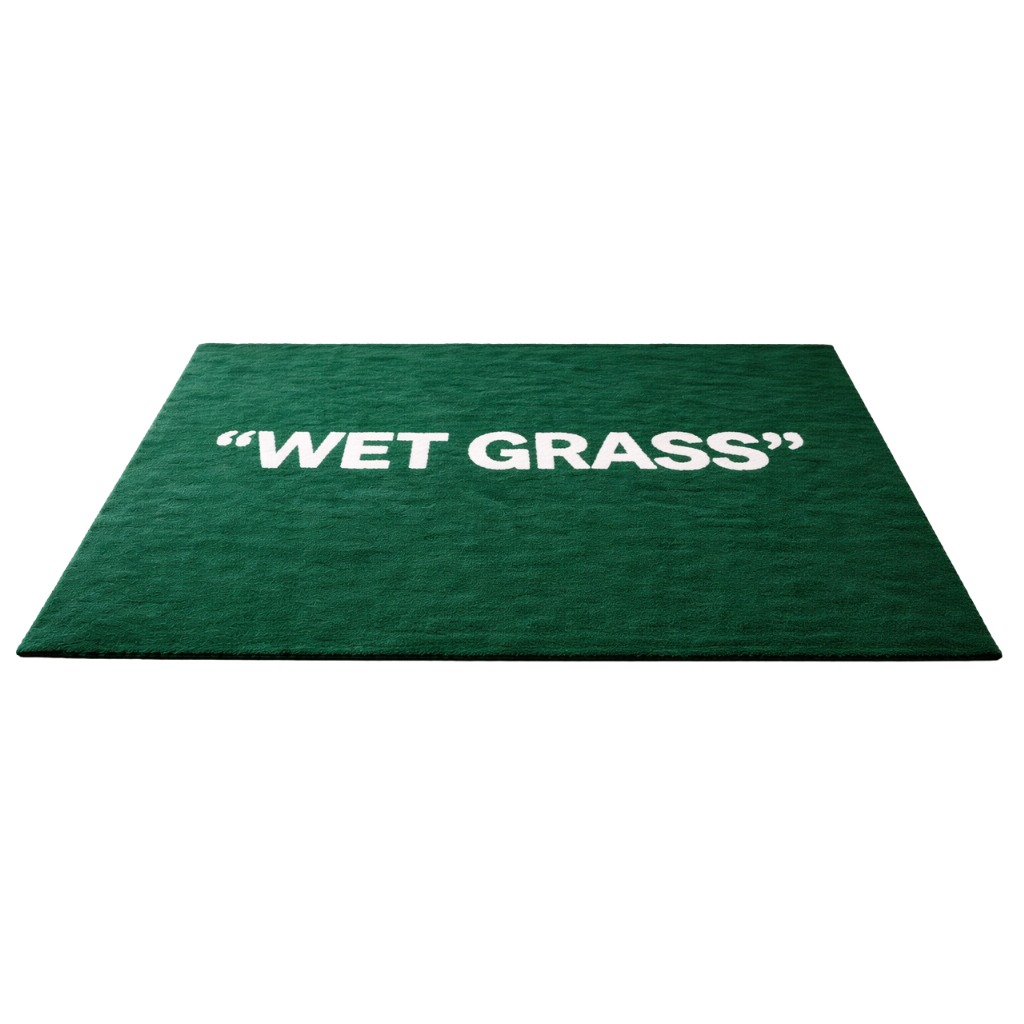 Virgil Abloh x IKEA MARKERAD "WET GRASS" Rug
