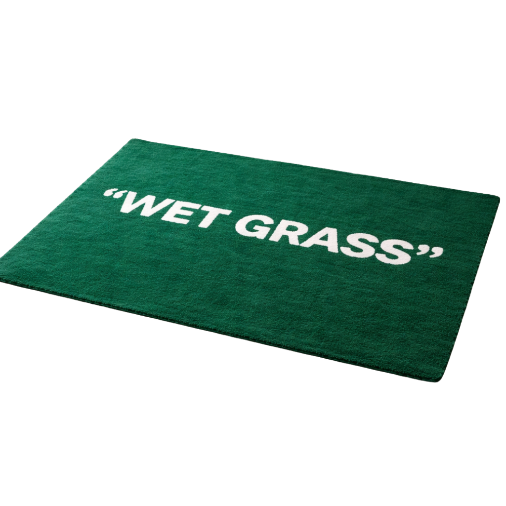 Virgil Abloh x IKEA MARKERAD "WET GRASS" Rug